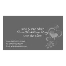 Imaginaire Romance notre carte de visite de mariag