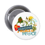 Imaginez l'art d'Abtract de paix Pin's Avec Agrafe