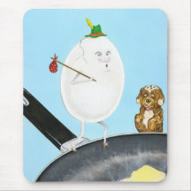 Imbécile d'Eggcentric Tapis De Souris