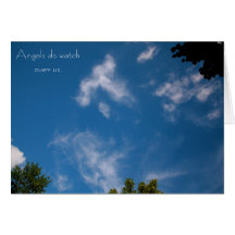 IMG_1812, anges observent au-dessus de nous Carte De Vœux