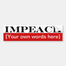 impeach-template-02 autocollant pour voiture