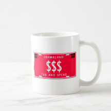 imposez et dépensez tasse