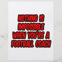 Impossible n'est pas français… entraîneur de footb prospectus personnalisés