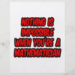 Impossible n'est pas français… mathématicien tract