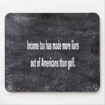 Impôts sur le revenu Mousepad Tapis De Souris