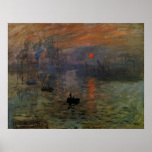 Impression, lever de soleil par l'impressionisme d affiches