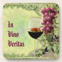 In vino veritas dessous-de-verre