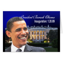 Inauguration 1-20-09 carte de vœux