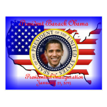 Inauguration 2013 de PRÉSIDENT OBAMA Carte Postale
