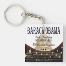 Inauguration 2013 d'Obama Keychain commémoratif Porte-clé