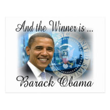 Inauguration de PRÉSIDENT OBAMA commémorative Carte Postale