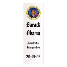 Inauguration de PRÉSIDENT OBAMA commémorative Modèles De Cartes De Visite