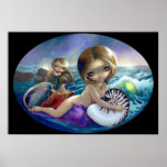 Inculte de déesse de mer de sirène d'IMPRESSION d' Posters