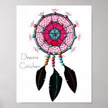 Indian Feathered Dream Catcher Picture Posters