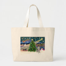 Indicateur aux cheveux courts allemand magique de  sac en toile