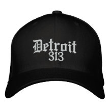 Indicatif régional de Detroit 313 Casquettes De Baseball Brodées