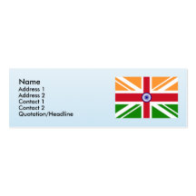 Indien anglo Indentity, Inde Cartes De Visite Personnelles