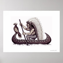 Indien avec l'affiche de l'industrie graphique d'a