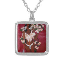 INDIENNE FLEURS.png Colliers Personnalisés