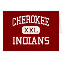 - Indiens - milieu cherokee - Springfield Missouri Cartes De Vœux
