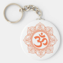 INDOU - SYMBOLES OM, OHM DE BOUDDHA PORTE-CLEFS