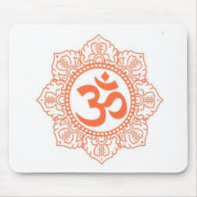 INDOU - SYMBOLES OM, OHM DE BOUDDHA TAPIS DE SOURIS
