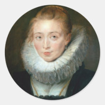 Infanta Isabella Rubens Paul d'honneur de domestiq Adhésifs Ronds