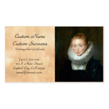 Infanta Isabella Rubens Paul d'honneur de domestiq Modèle De Carte De Visite