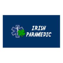 Infirmier irlandais cartes de visite professionnelles