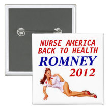 INFIRMIÈRE DE ROMNEY 2012 BADGE AVEC ÉPINGLE