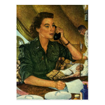 Infirmière médicale patriote et militaire vintage  cartes postales