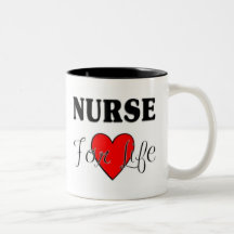 Infirmière pendant la vie mug