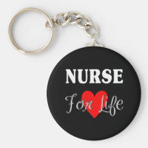 Infirmière pendant la vie porte-clefs