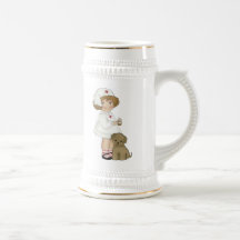 Infirmière vintage avec le T-shirts et les cadeaux Mugs