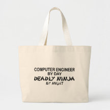 Ingénieur informaticien Ninja mortel Sacs De Toile