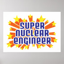 Ingénieur nucléaire superbe affiche