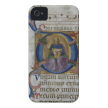 Initiale "D" de Mme 531 f.169v Historiated dépeign Étuis iPhone 4