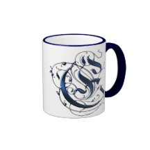 Initiale vintage E Tasse