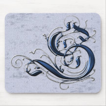 Initiale vintage S Tapis De Souris