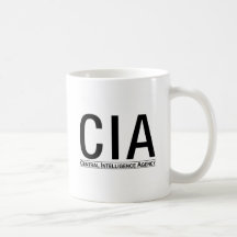 Initiales de CIA + Texte de CIA Tasses À Café