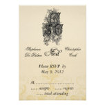 Initiales de monogramme du cru trois épousant des  bristol