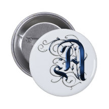 Initiales vintages A Pin's
