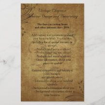Insecte antique vintage ou programme de remous prospectus avec motif