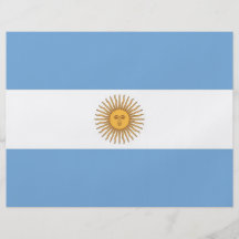 Insecte avec le drapeau de l'Argentine Tract Customisé