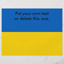 Insecte avec le drapeau de l'Ukraine Prospectus Personnalisés