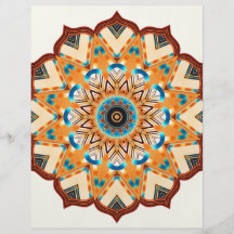 insecte coloré de mandala prospectus personnalisés