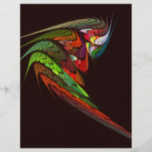 Insecte d'art abstrait de caméléon prospectus customisé