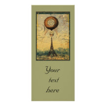 Insecte de carte de support de Tour Eiffel de Stea Cartes Doubles Customisables