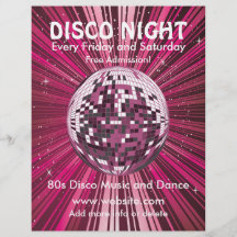 Insecte de musique de nuit de disco tract
