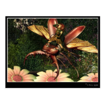 Insecte libre cartes postales